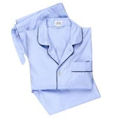 Skyblue Plain Pyjamas Small